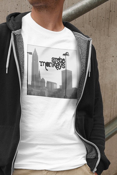 Koszulka z naszywką Arctic Monkeys 02