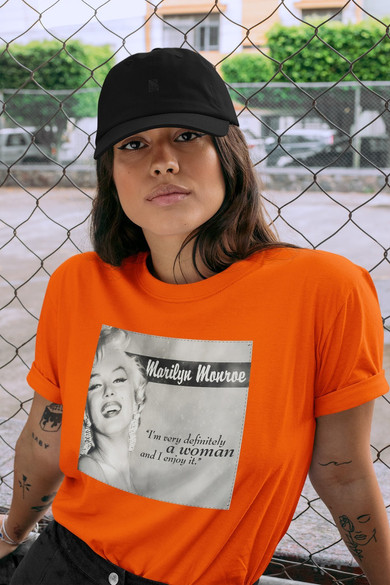 Koszulka z naszywką Marilyn Monroe 02