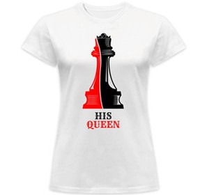 Koszulka na walentynki HIS Queen DLA NIEJ