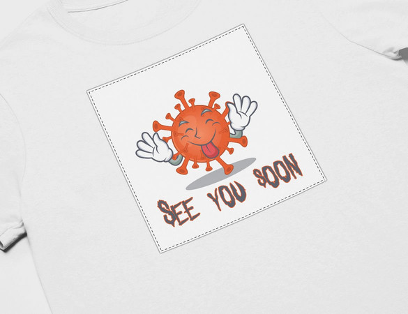 Koszulka z naszywką See You Soon