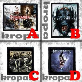 Naszywka NEVERMORE 10 x 10 cm  Dużo Wzorów!