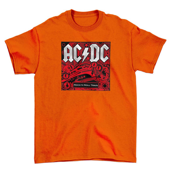 Koszulka z naszywką AC/DC...Train...