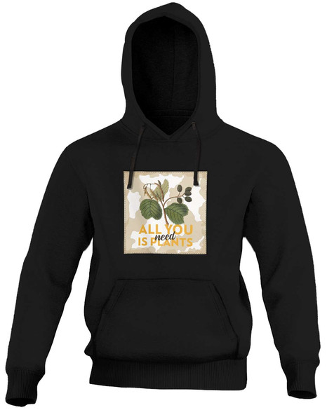 Bluza z naszywką All you need is plants