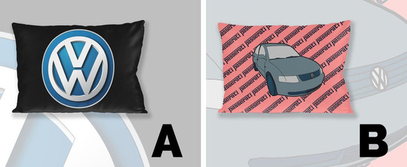 Poduszka VOLKSWAGEN 60x40cm WZORY