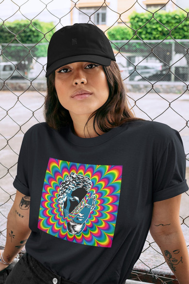 Koszulka z naszywką Psychodelic Athena