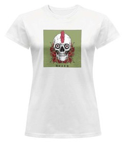 Bluzka damska z naszywką Skull : Death