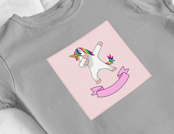 Bluzka damska z naszywką Unicorne 05