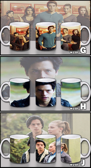 RIVERDALE Zestaw poduszka kubek WZORY + GRATIS