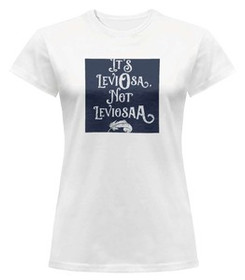 Bluzka damska z naszywką Harry Potter leviosa