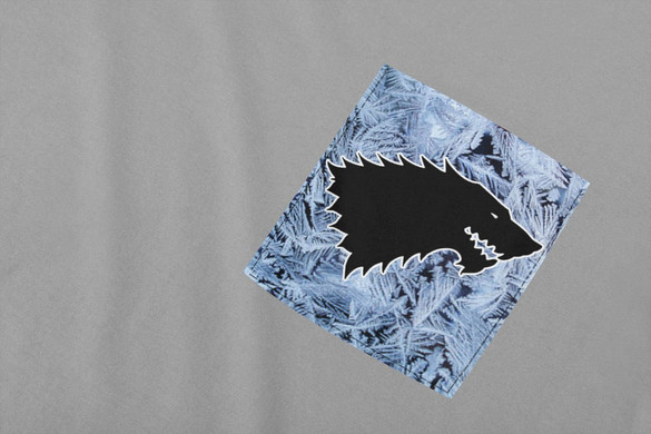 Koszulka z kieszonką GRA O TRON STARK