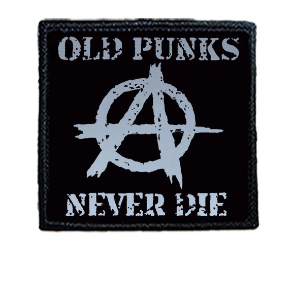 Naszywka OLD PUNKS NEVER DIE