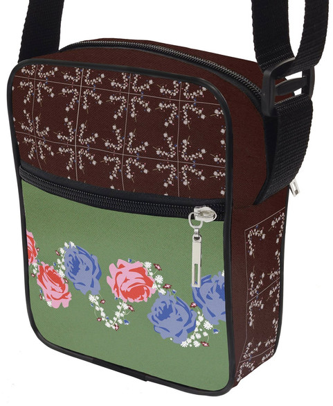 Torba Listonoszka Wzory Róże Dodaj Napis!