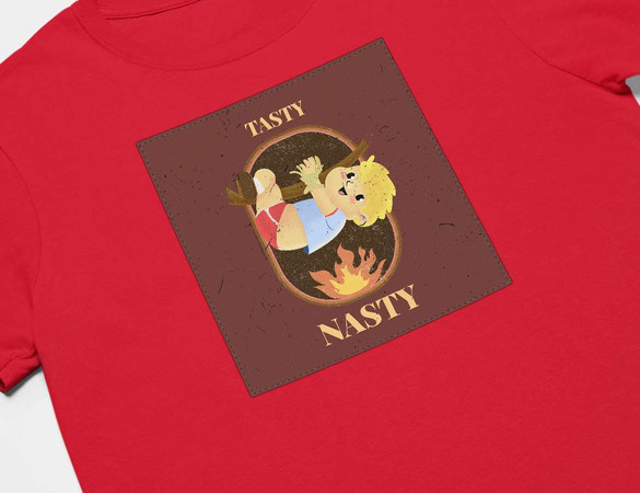 Koszulka z naszywką Tasty Nasty