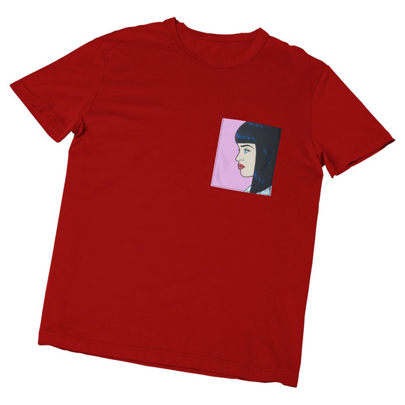 Koszulka z kieszonką PULP FICTION MIA