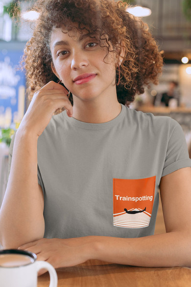 Koszulka z kieszonką TRAINSPOTTING 