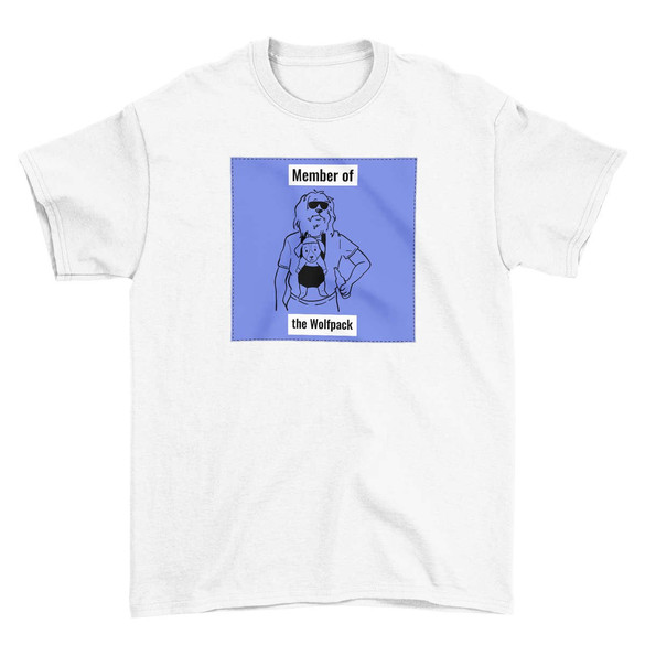 Koszulka z naszywką Member of the Wolfpack