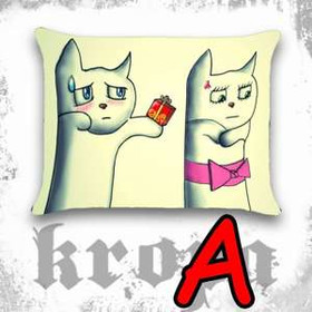 Poduszka WALENTYNKI MIŁOŚĆ 58 CM 38 CM  PREZENT