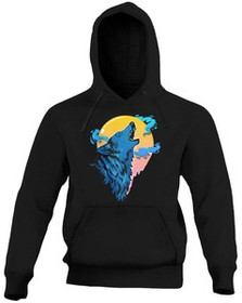 Bluza WILK KSIĘŻYC WOLF MOON ARTYSTYCZNY