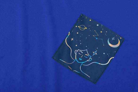 Koszulka z kieszonką KOSMICZNE PIĘKNO