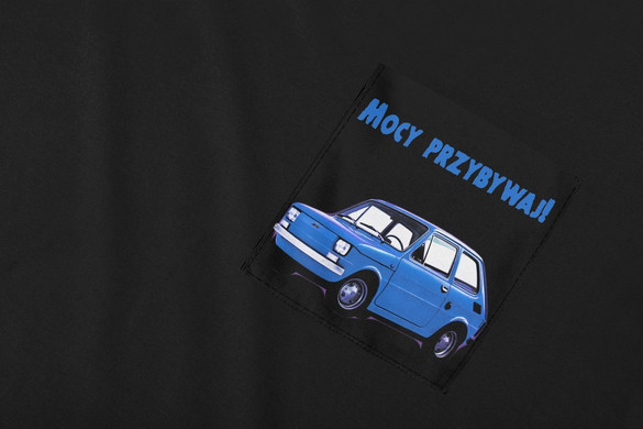 Koszulka z kieszonką MOCY PRZYBYWAJ!