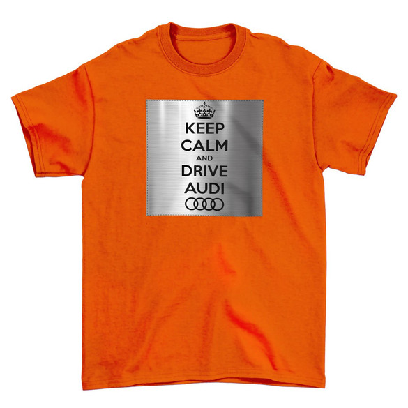 Koszulka z naszywką Audi Keep Calm
