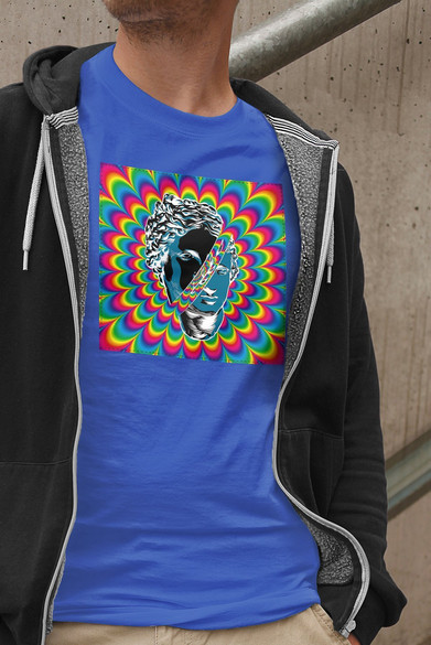 Koszulka z naszywką Psychodelic Athena