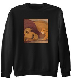 Bluza z naszywką Mufasa dies