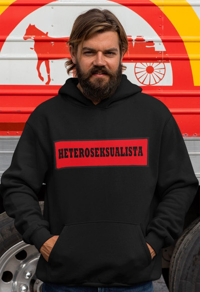 Bluza z naszywką HETEROSEKSUALISTA 