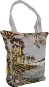 Torba na ramię shopper Pejzaż egzotyczny Michalina Janoszanka