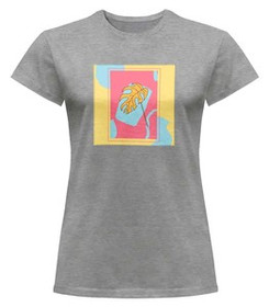 Bluzka damska z naszywką Monstera