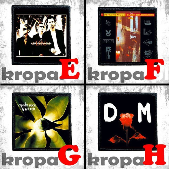 Naszywka DEPECHE MODE 8 X 8 cm Dużo Wzorów!
