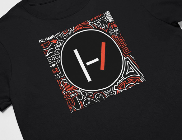 Koszulka z naszywką Twenty One Pilots 05