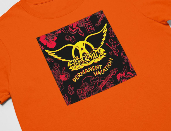 Koszulka z naszywką AEROSMITH 