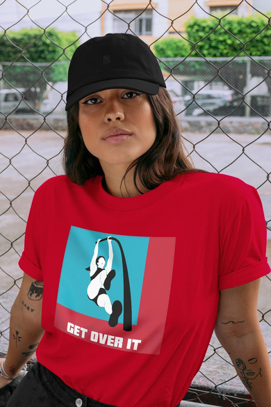 Koszulka z naszywką Get over it