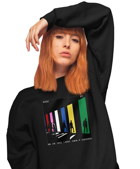 Bluza z naszywką BTS Wings