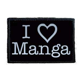 Naszywka I LOVE MANGA 03