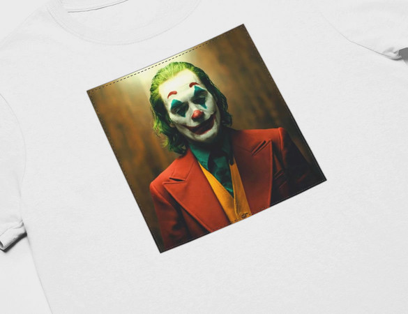 Koszulka z naszywką Joker Lift Scene