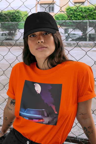 Koszulka z naszywką Mercedes at night