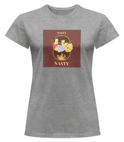 Bluzka damska z naszywką Tasty Nasty