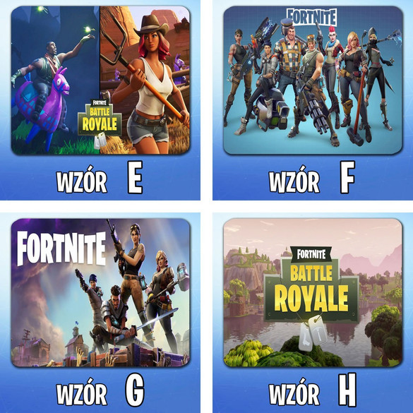 Podkładka pod mysz FORTNITE 24x19cm Z POLSKI +imię
