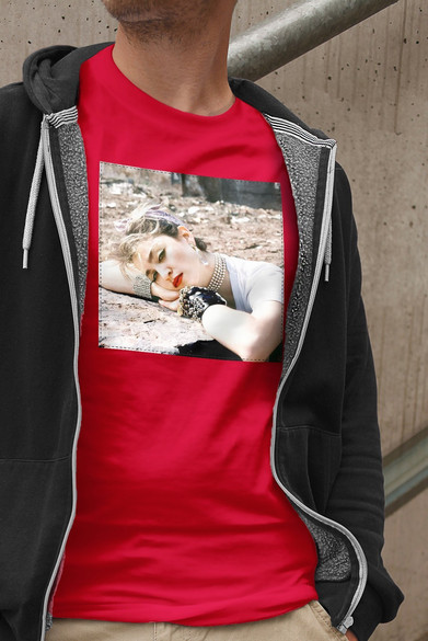 Koszulka z naszywką MADONNA young 01