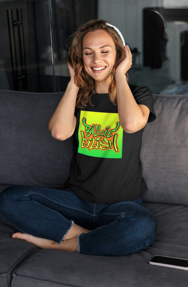 Bluzka damska z naszywką Billie Eilish 05