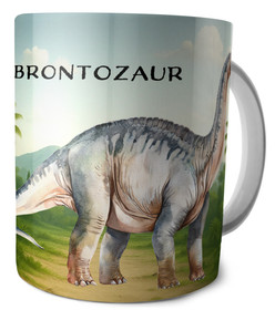 Kubek Dinozaury Brontozaur z imieniem na zamówienie