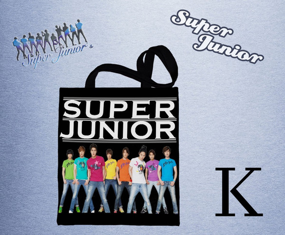 Torba na ramię SUPER JUNIOR #K-POP FULLPRINT WZORY