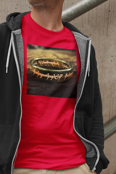 Koszulka z naszywką Lord of the Rings –Ring