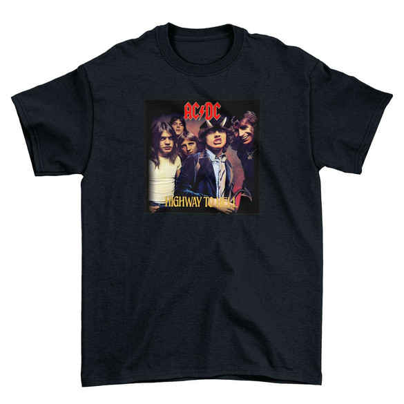 Koszulka z naszywką AC/DC Highway to..