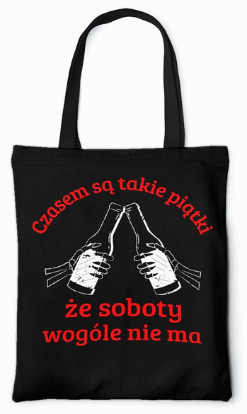 Torba na ramię Czasem...  DODAJ NAPIS!