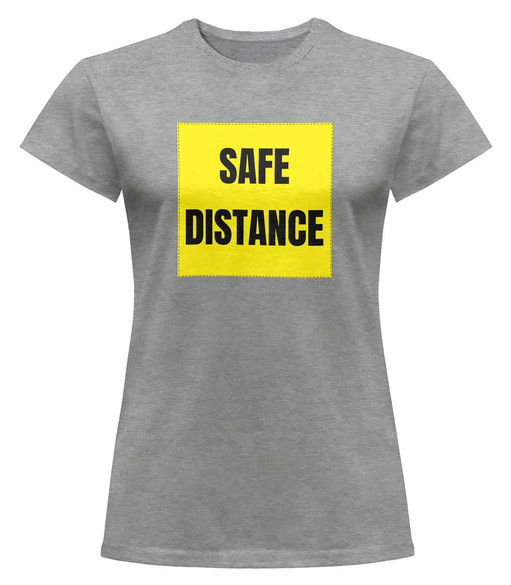 Bluzka damska z naszywką SAFE ..... Covid
