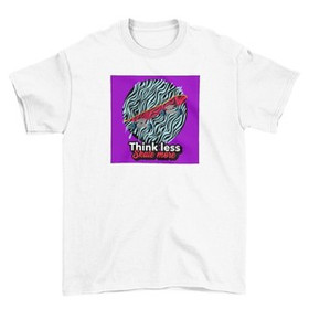 Koszulka z naszywką Think less,scate more