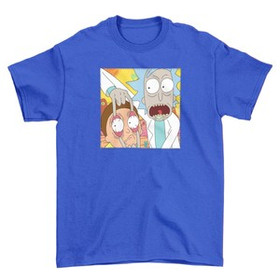 Koszulka z naszywką Rick and Morty 04